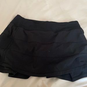 lululemon black mini skort